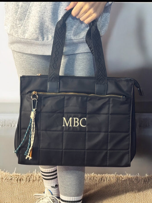 SHOPPER NYLON - NEGRO