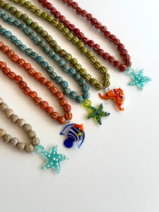 COLLAR CERÁMICA Y VIDRIO TEMPLADO