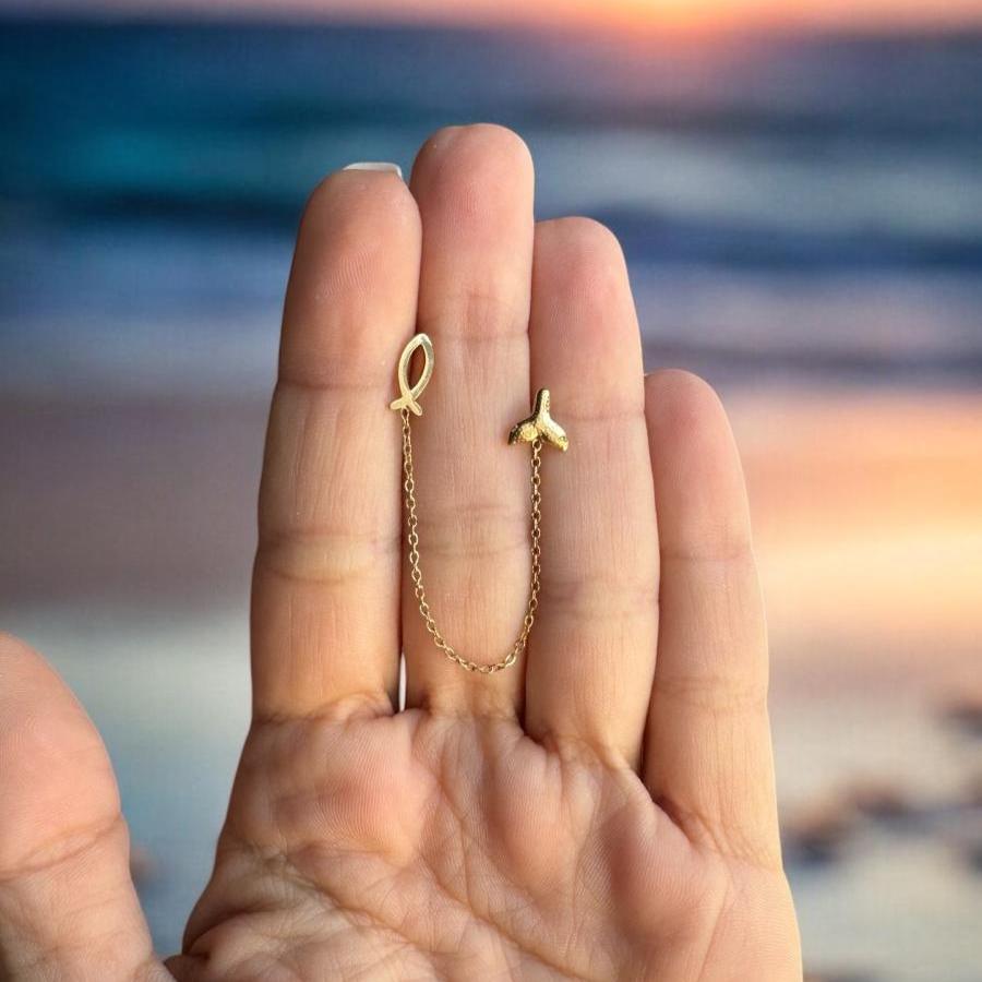 Pendiente cadena Sirena