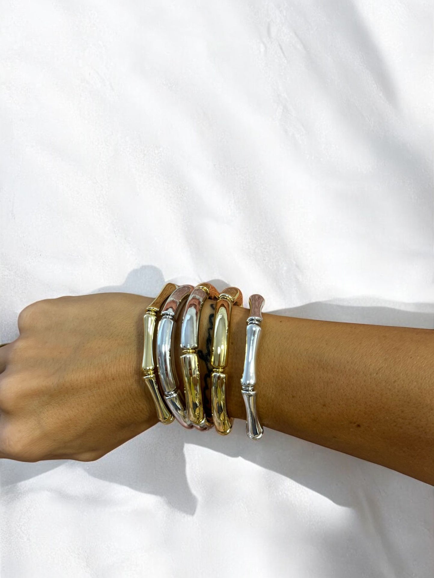 Pulsera Happy - Plateadas y Doradas