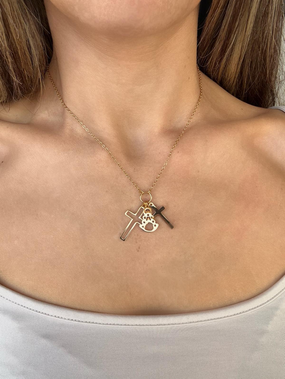 Collar cruces Virgen del Rocío