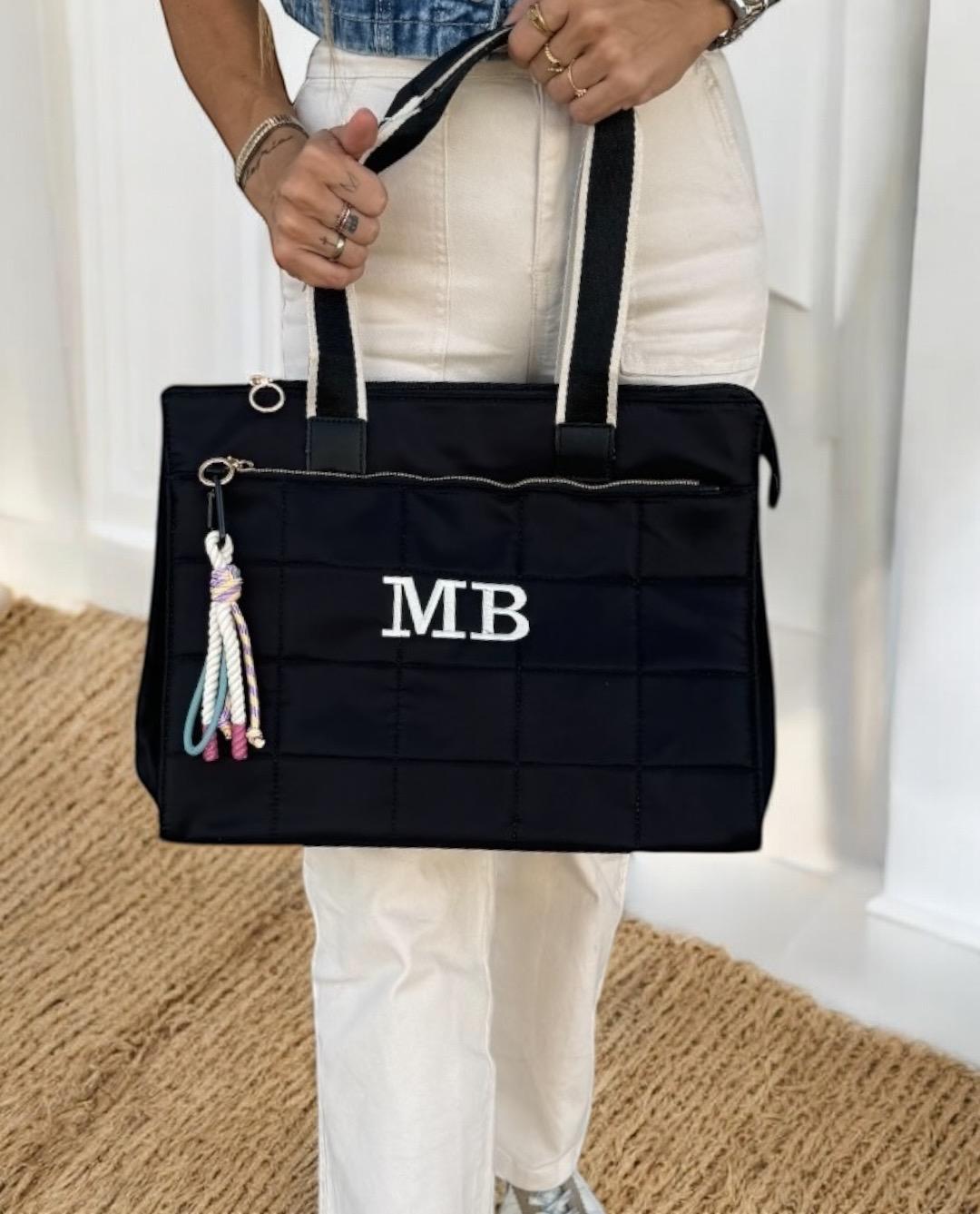 Shopper Nylon personalizado - Color negro