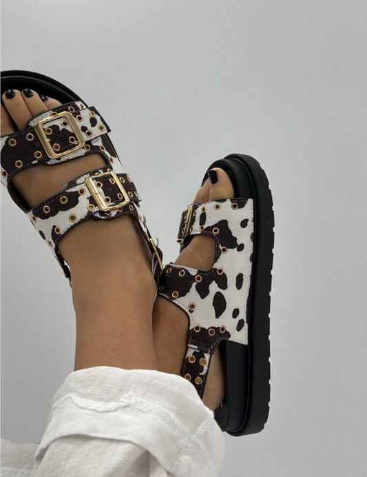 SANDALIAS VACA